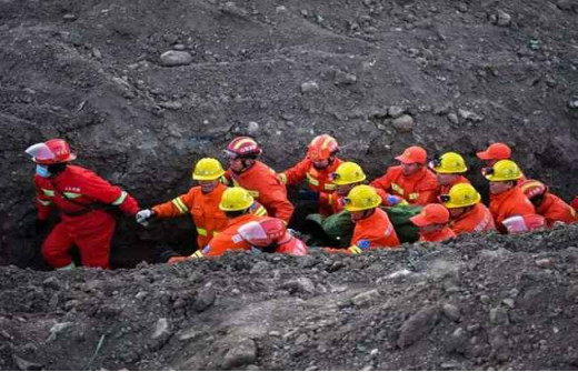 चीन : खदान धंसने से दो की मौत, 53 लापता